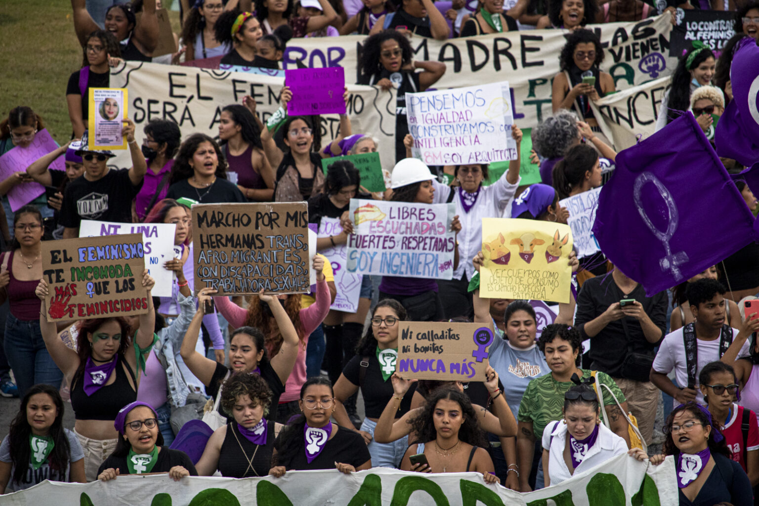 [Fotos] Marcha del Día Internacional de la Mujer en Panamá Foco Panamá