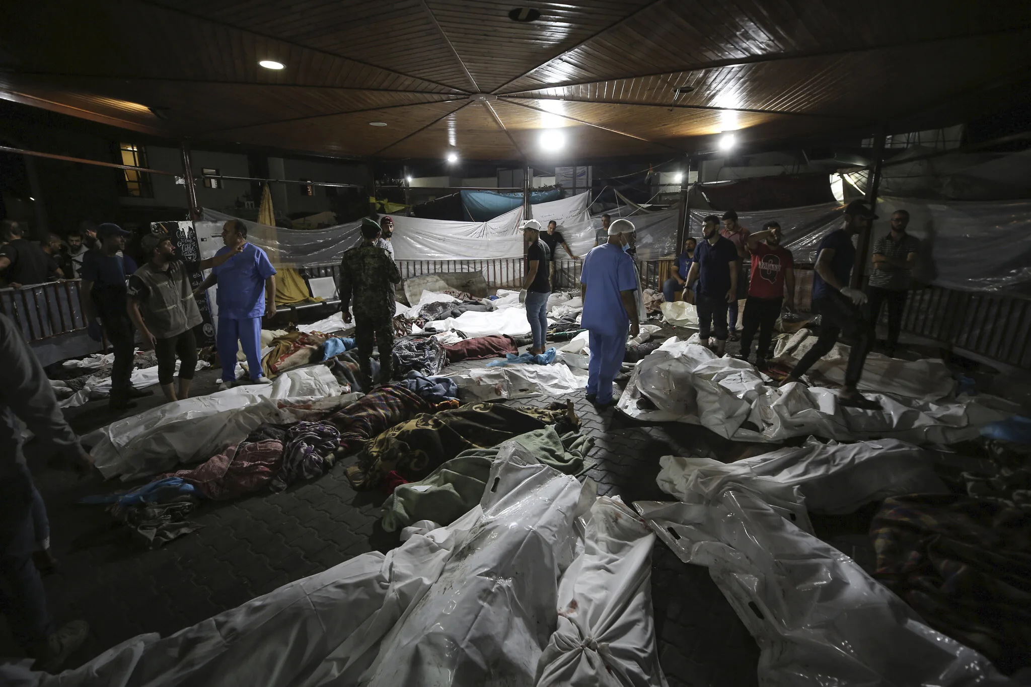 Tragedia en Gaza: Bombardeo en hospital deja 500 fallecidos